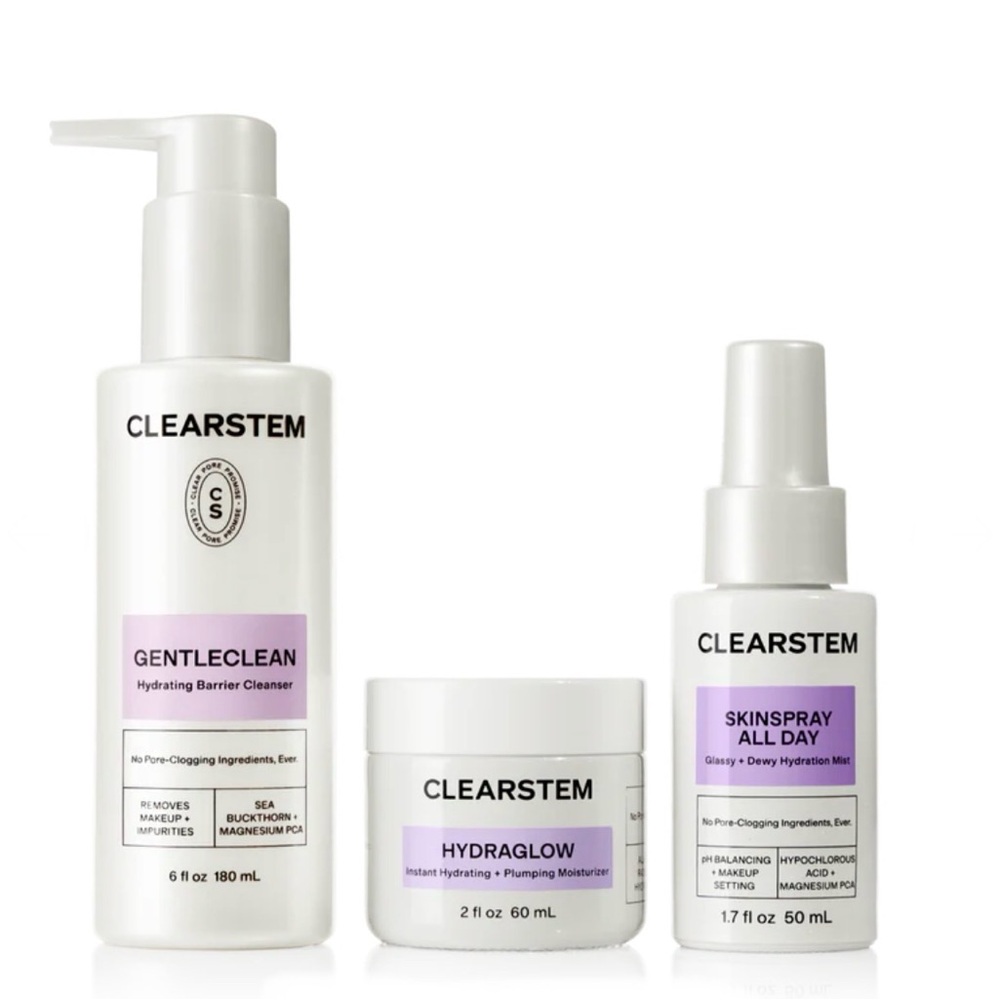 CLEARSTEM Prevent+Support Daily Hydrating Routine set NEW